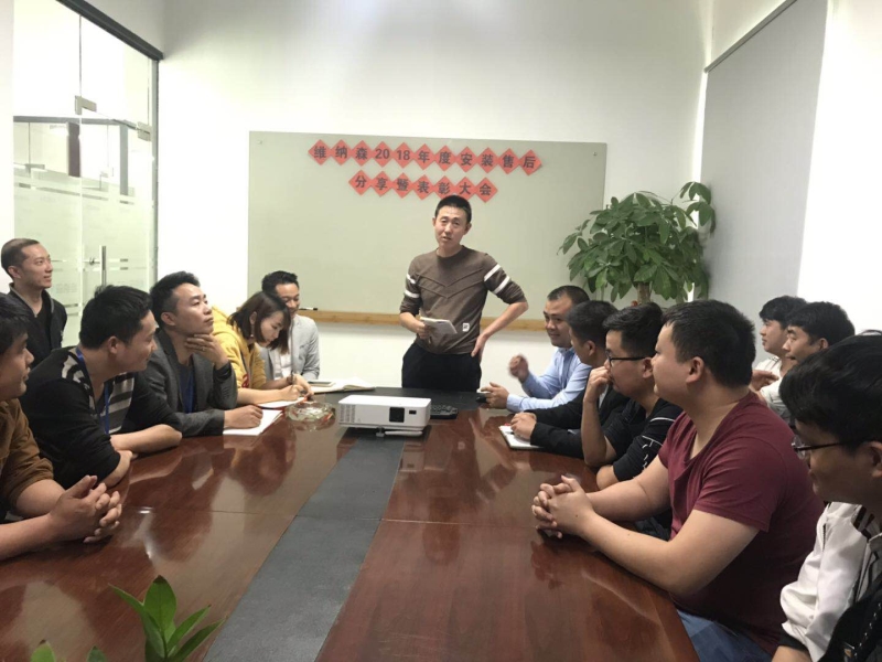 沙盘模型安装售后表彰大会