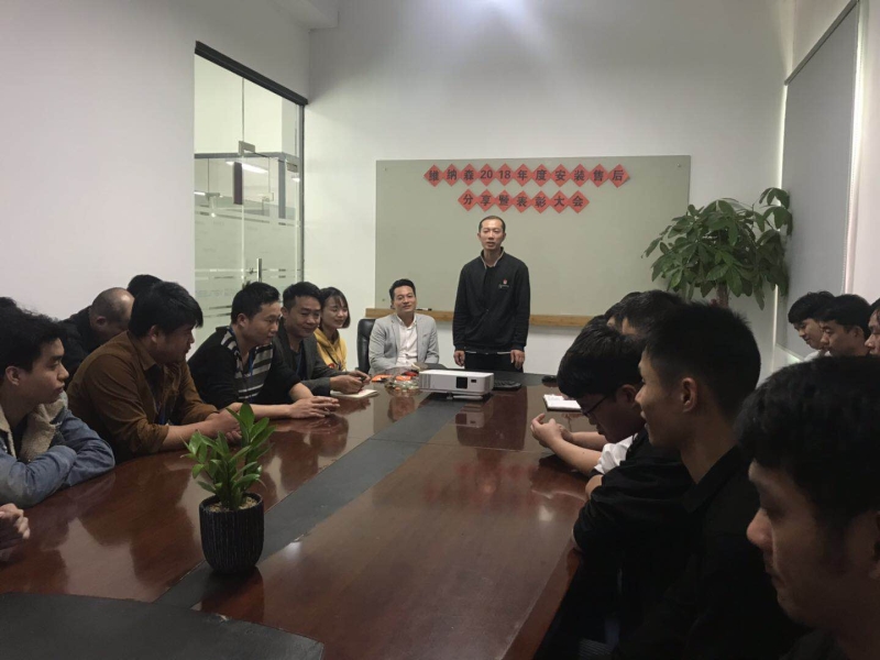 沙盘模型安装售后表彰大会
