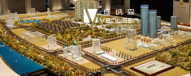 水晶建筑模型